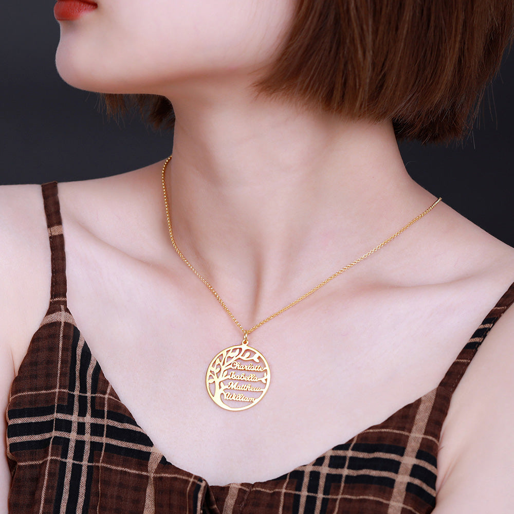 Halskette Stammbaum, Namen personalisierbar