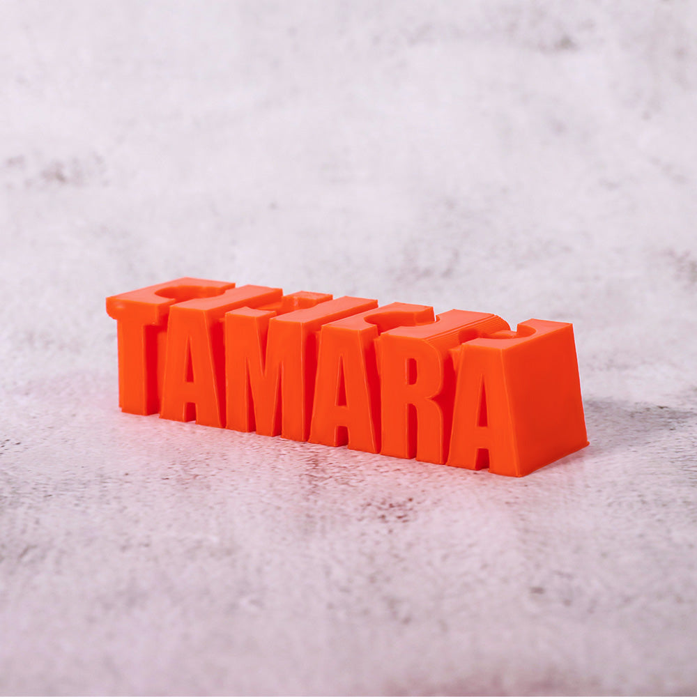 3D gedruckter Stifthalter mit Name