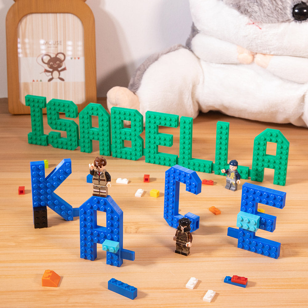 3D gedruckte Blockkunst als Name