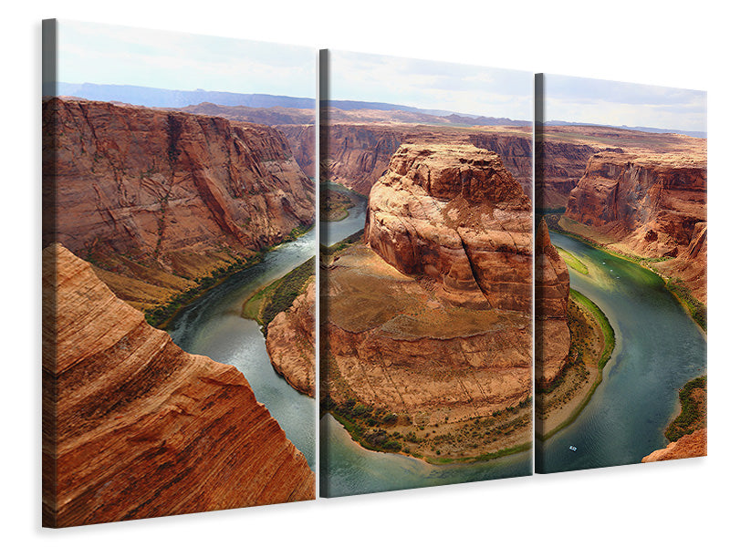 Leinwandbild 3-teilig Blick auf den Grand Canyon