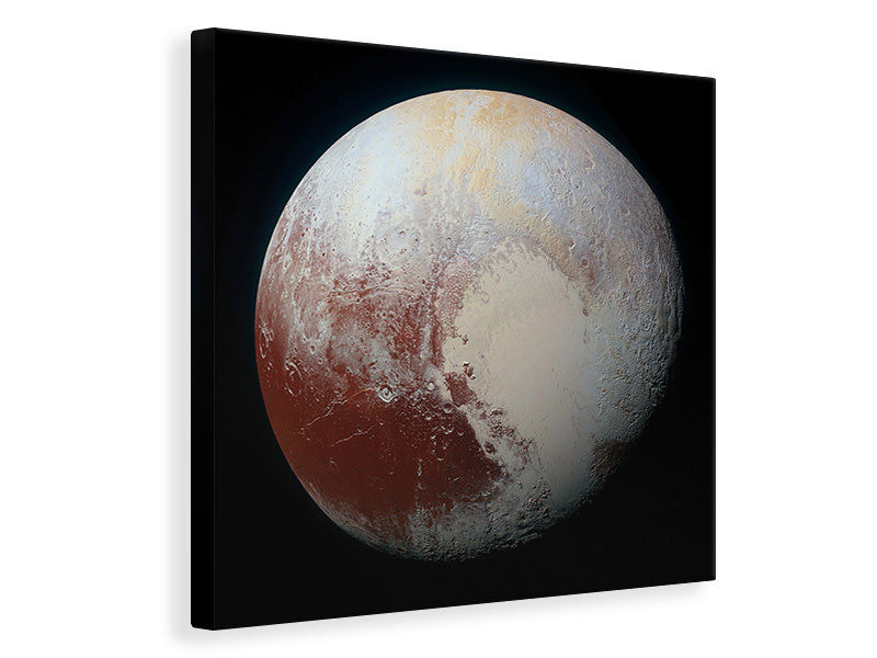 Leinwandbild Der Planet Pluto