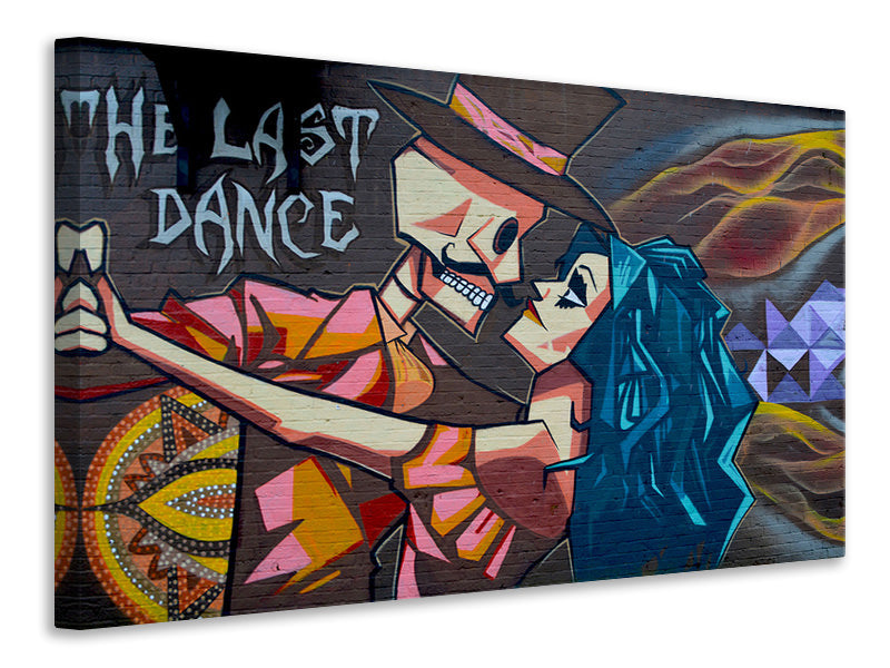 Leinwandbild Streetart Last Dance