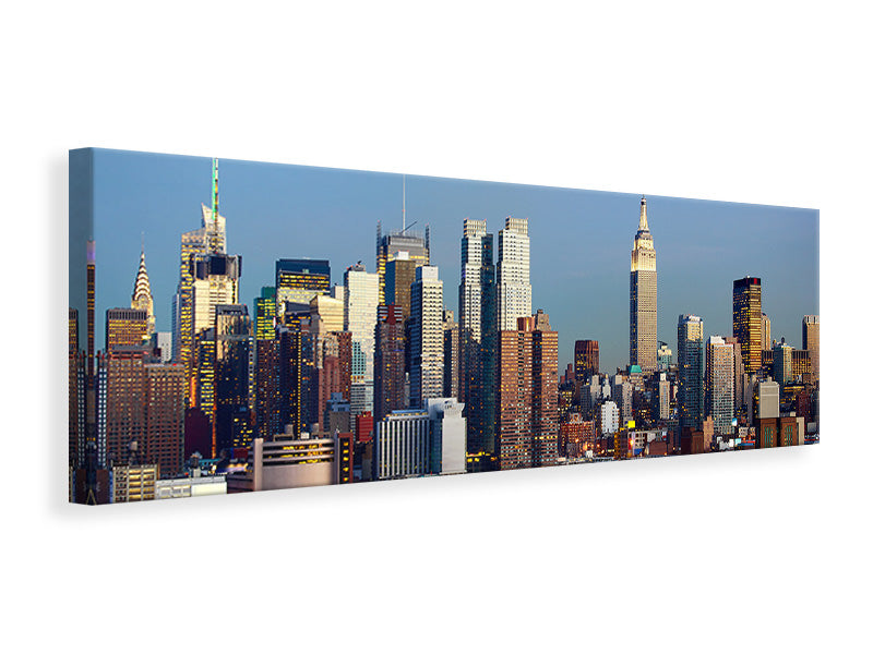 Leinwandbild Panorama Skyline Midtown Manhattan