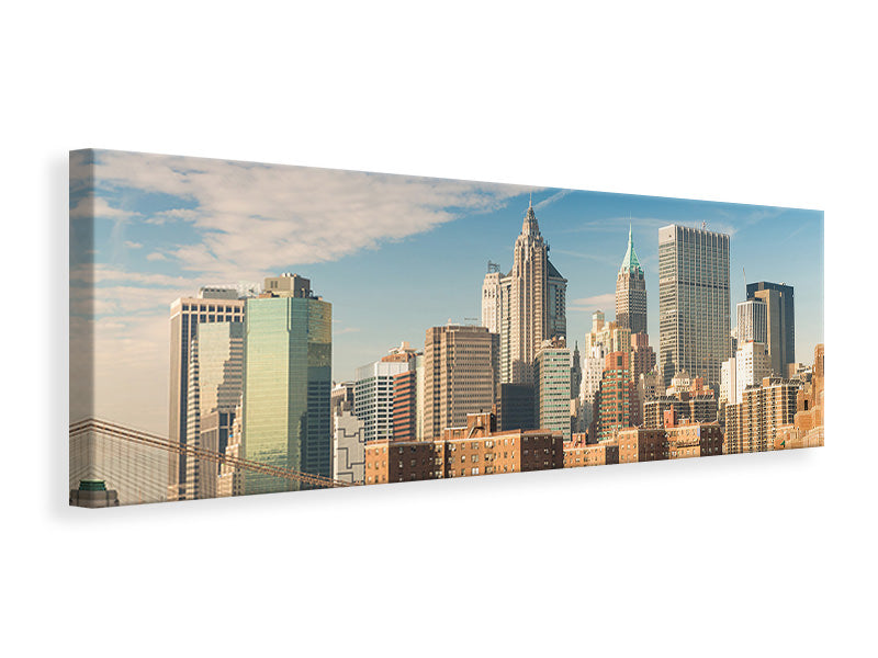 Leinwandbild Panorama Skyline New York