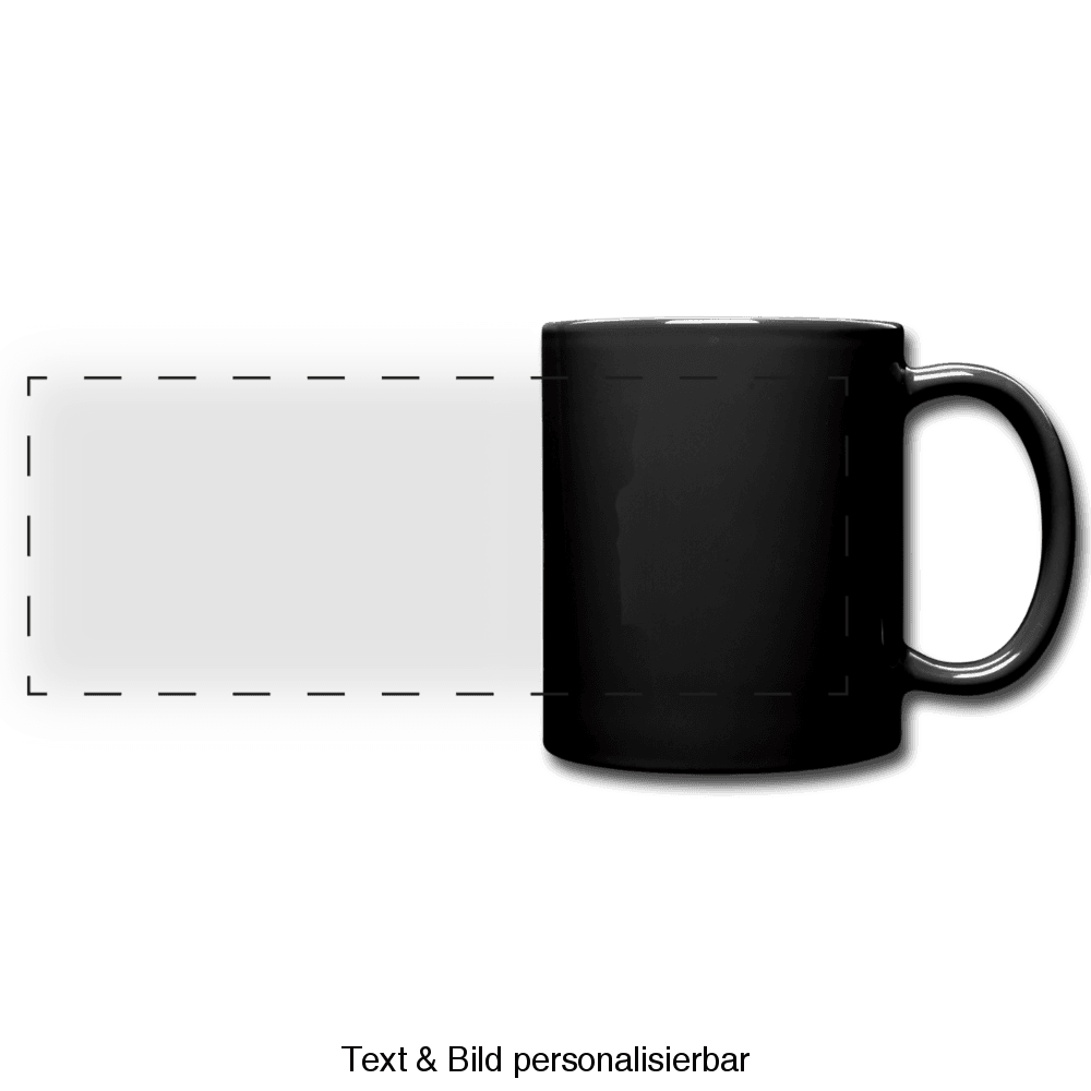 Full Color Panoramic Mug - black