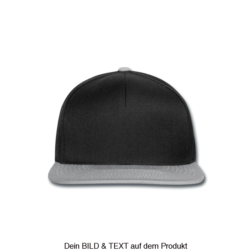 Snapback Cap - black/grey
