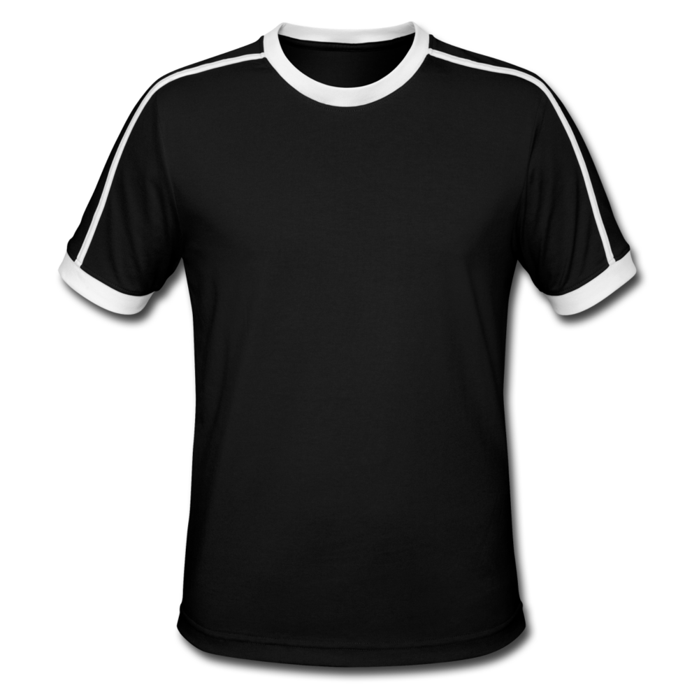 Men's Retro T-Shirt - black/white
