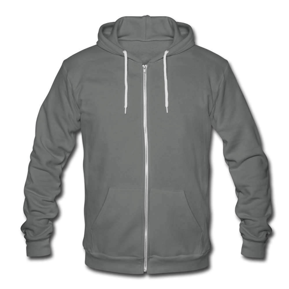 Unisex Hooded Jacket by Bella + Canvas - grey