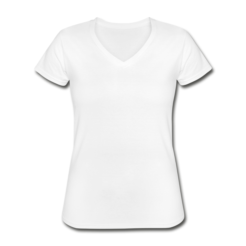 Classic Women’s V-Neck T-Shirt - white