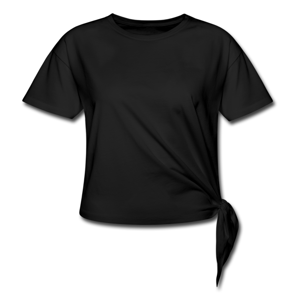Women’s Knotted T-Shirt - black