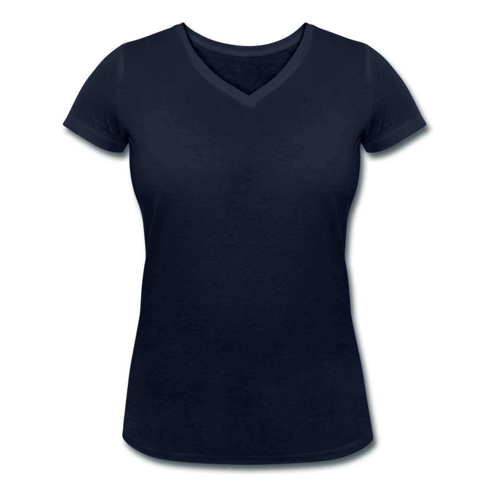 Women's Organic V-Neck T-Shirt by Stanley & Stella - navy