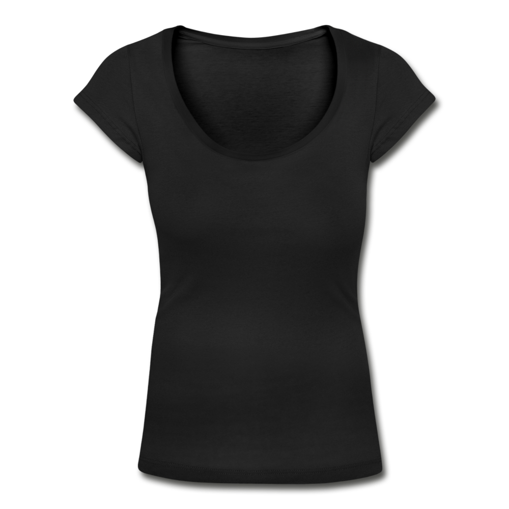 Women's Scoop Neck T-Shirt - black