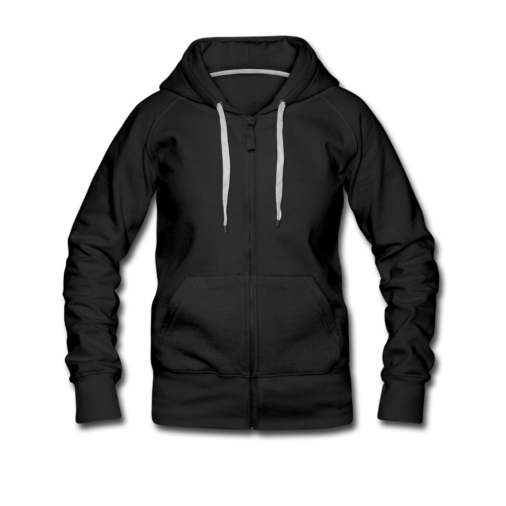Women's Premium Hooded Jacket - black