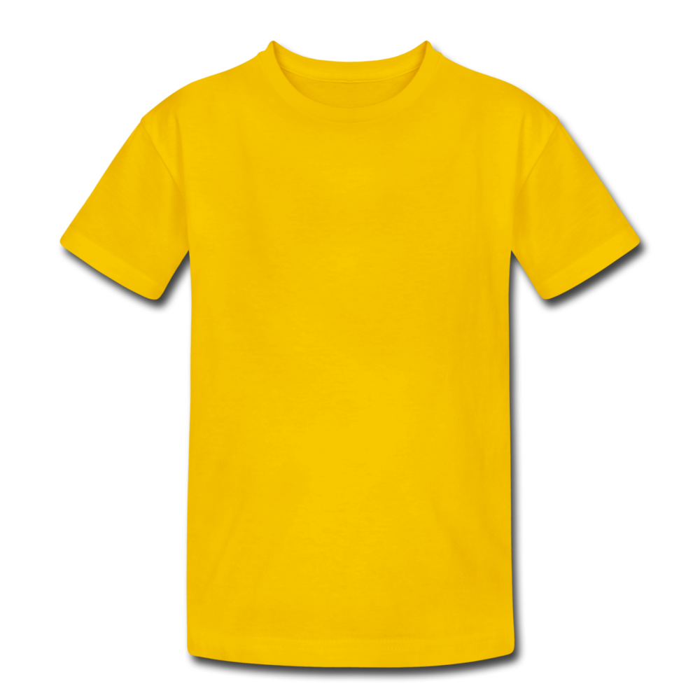 Kids’ Heavy Cotton T-Shirt - egg yellow