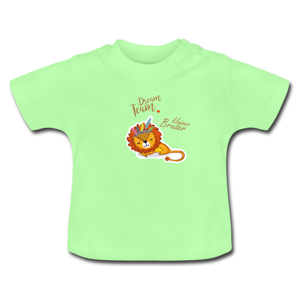 Dream Team - kleiner Bruder - Baby T-Shirt - Mintgrün