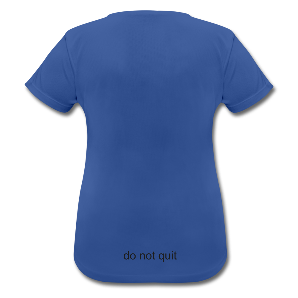 RUN RUN RUN Lauf-Shirt atmungsaktiv - Royalblau