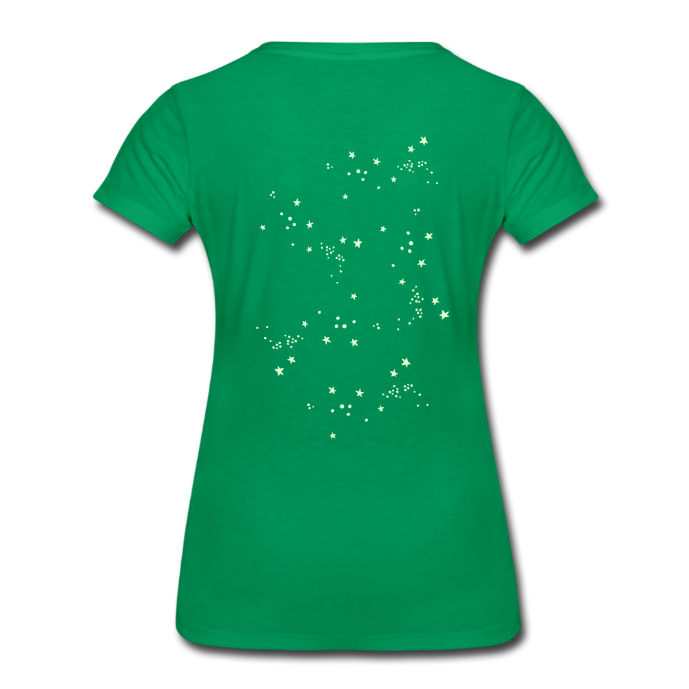 Sternschnuppe T-Shirt - leuchtet im Dunklen - Kelly Green