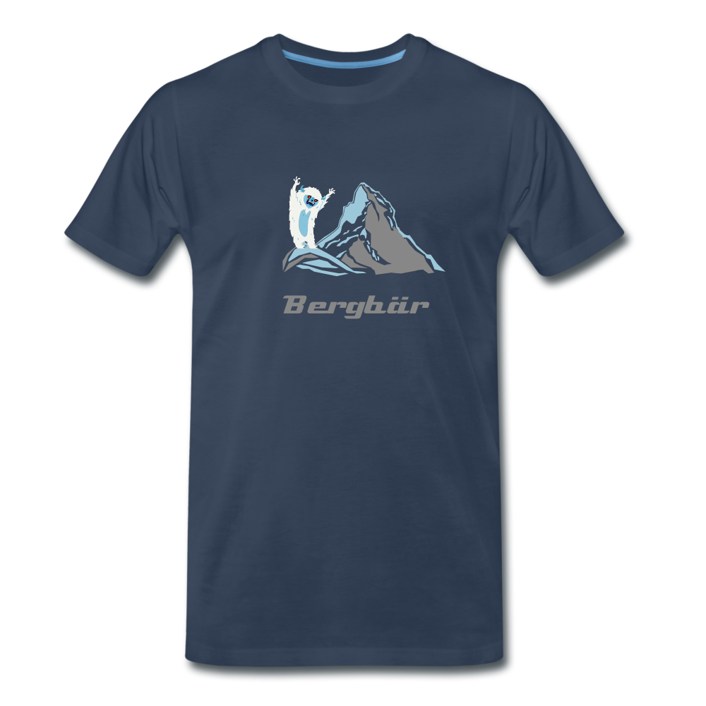 Bergbär - Männer Premium T-Shirt - Navy