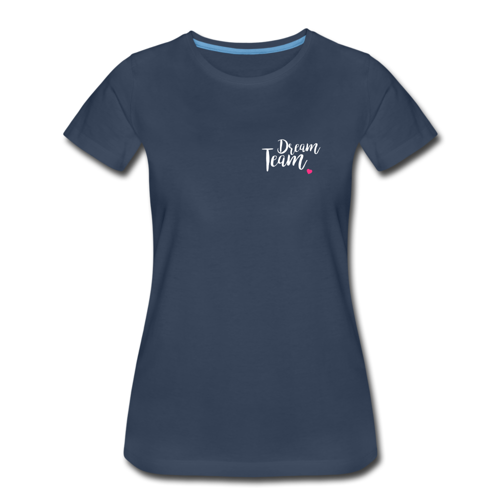 Frauen T-Shirt 💍 Partnerlook personalisierbar - Navy