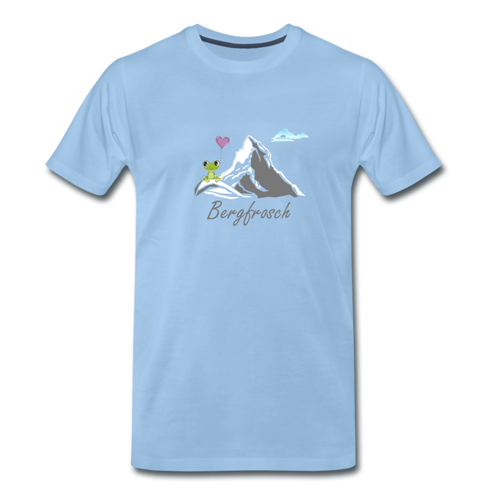Bergfrosch - Männer Premium T-Shirt - Sky