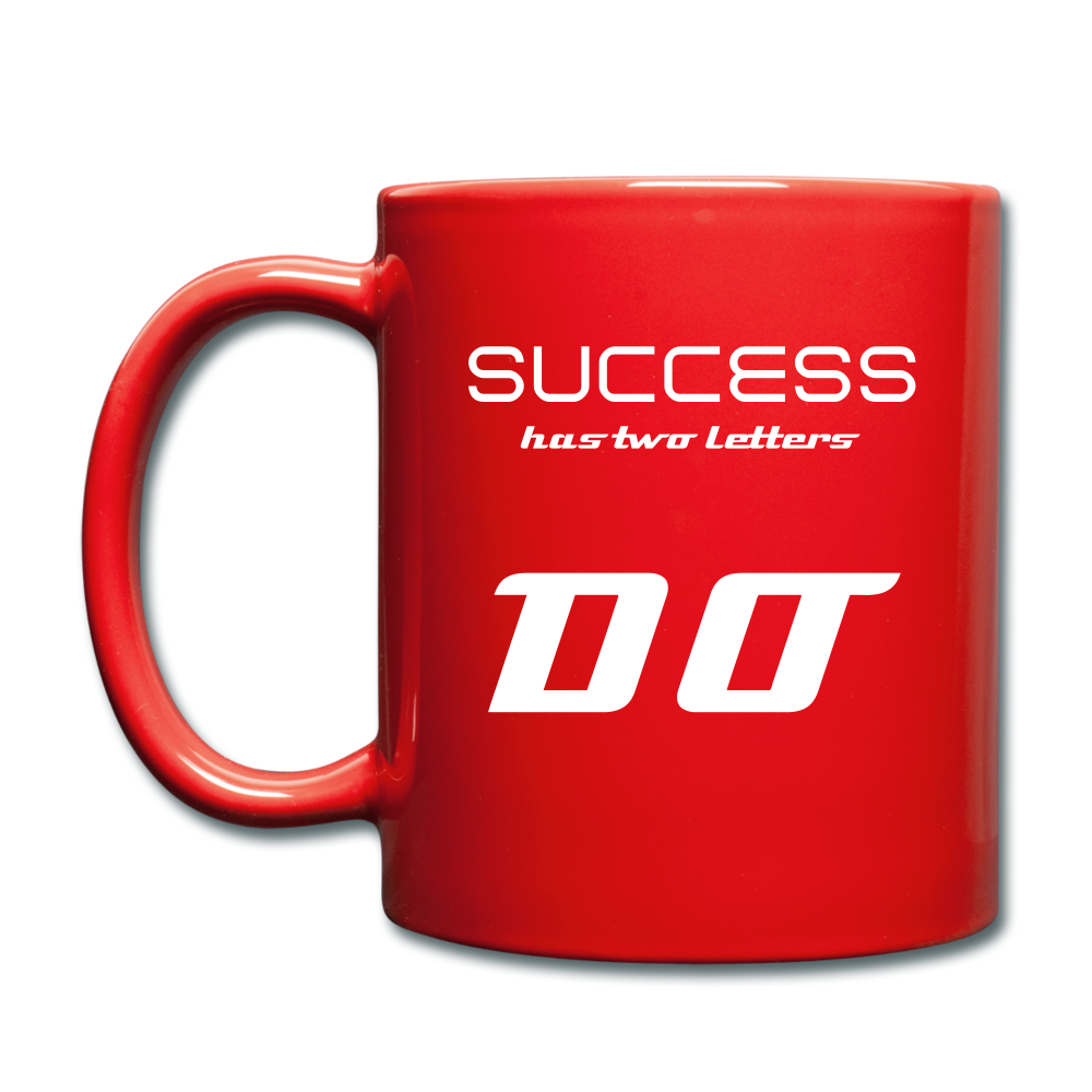 SUCCESS-Tasse einfarbig - Rot