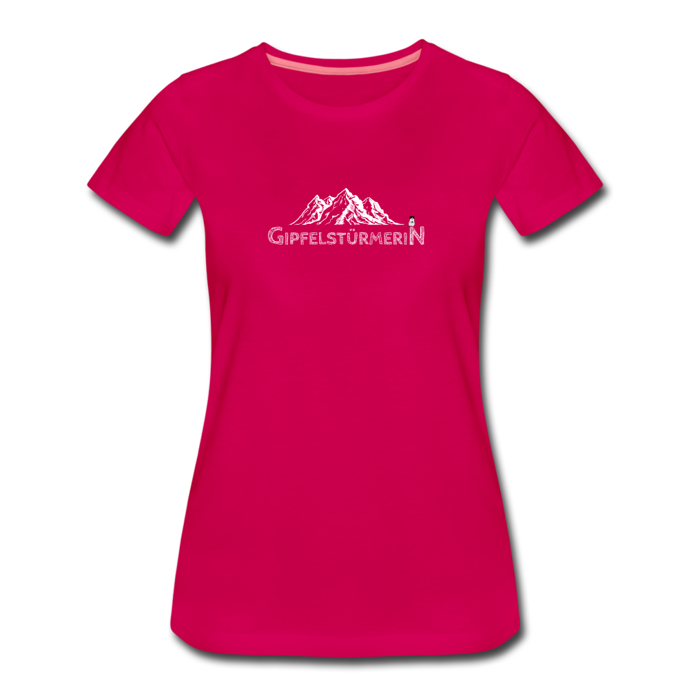 GIPFELSTÜRMERIN 🏆 BESTSELLER T-Shirt - dunkles Pink