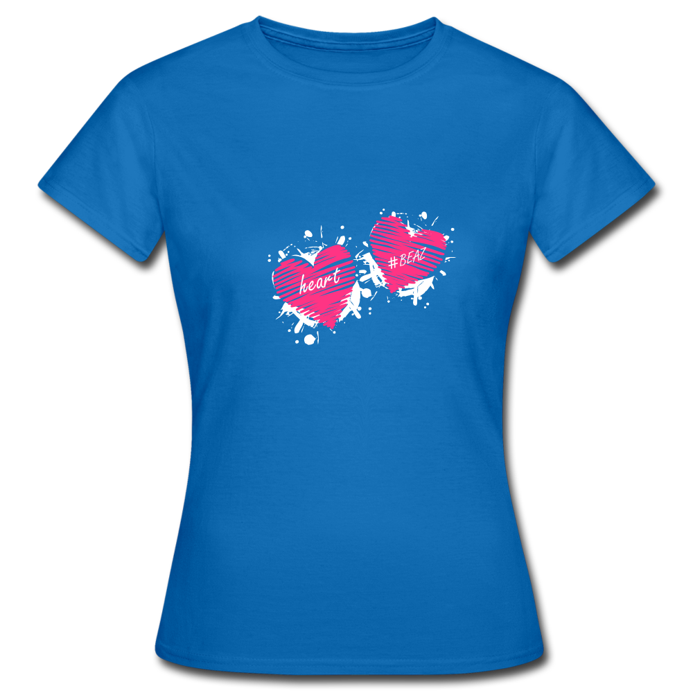 heart #Beaz T-Shirt - Royalblau