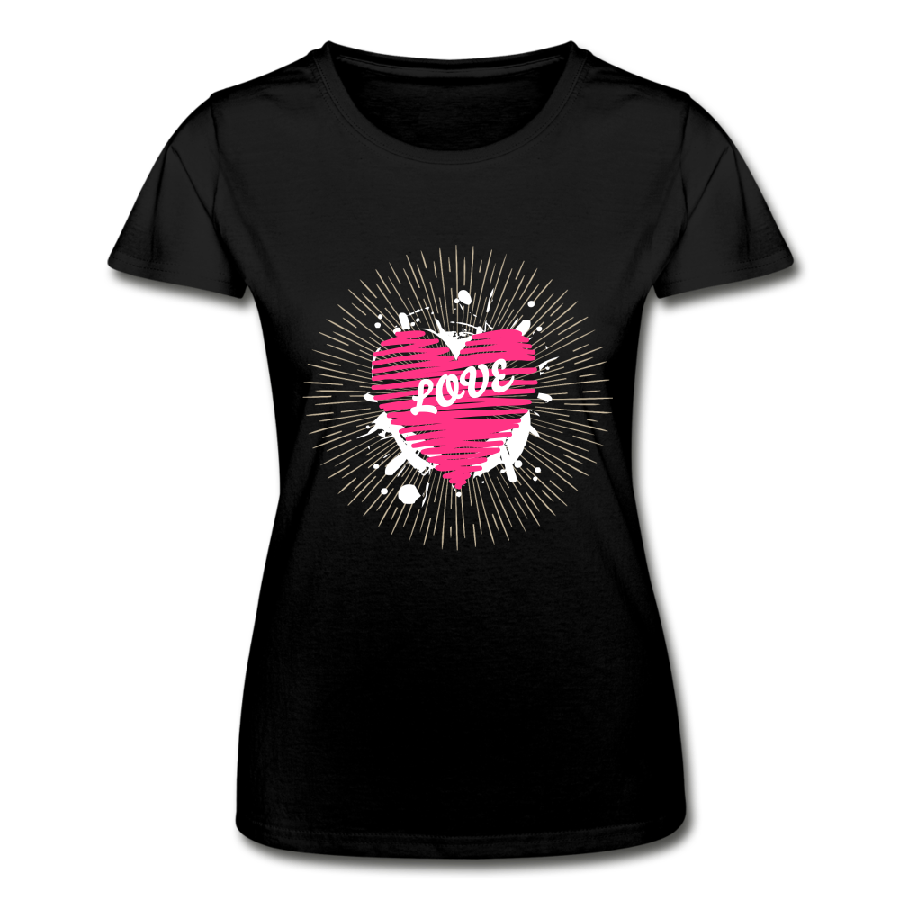 Love T-Shirt - Schwarz