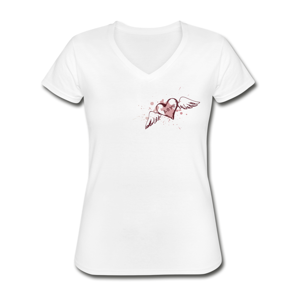 Love - Frauen T-Shirt - Weiß