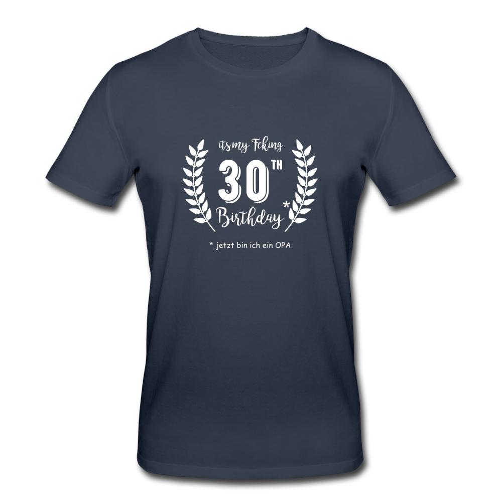 Männer T-Shirt 30. Geburtstag - Navy
