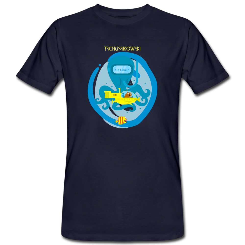 T-Shirt - "Tschüssikowski auf Urlaub" - Navy