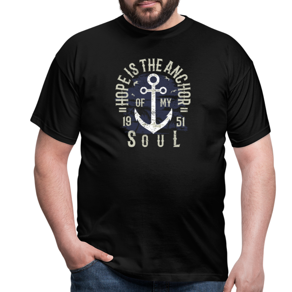 T-Shirt HOLE IS THE ANCHOR - Schwarz