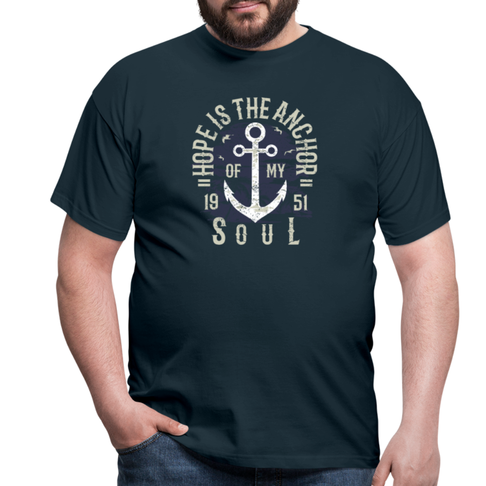 T-Shirt HOLE IS THE ANCHOR - Navy