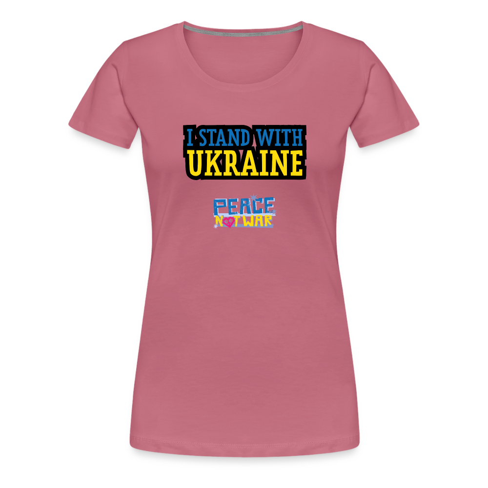 Ukraine T-Shirt - peace not war - Malve