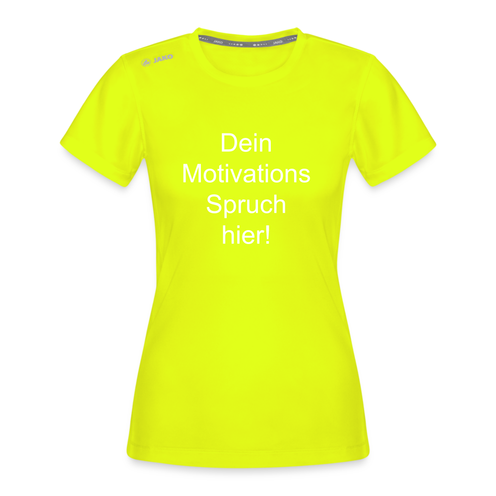 JAKO Frauen T-Shirt Run 2.0 - Neongelb