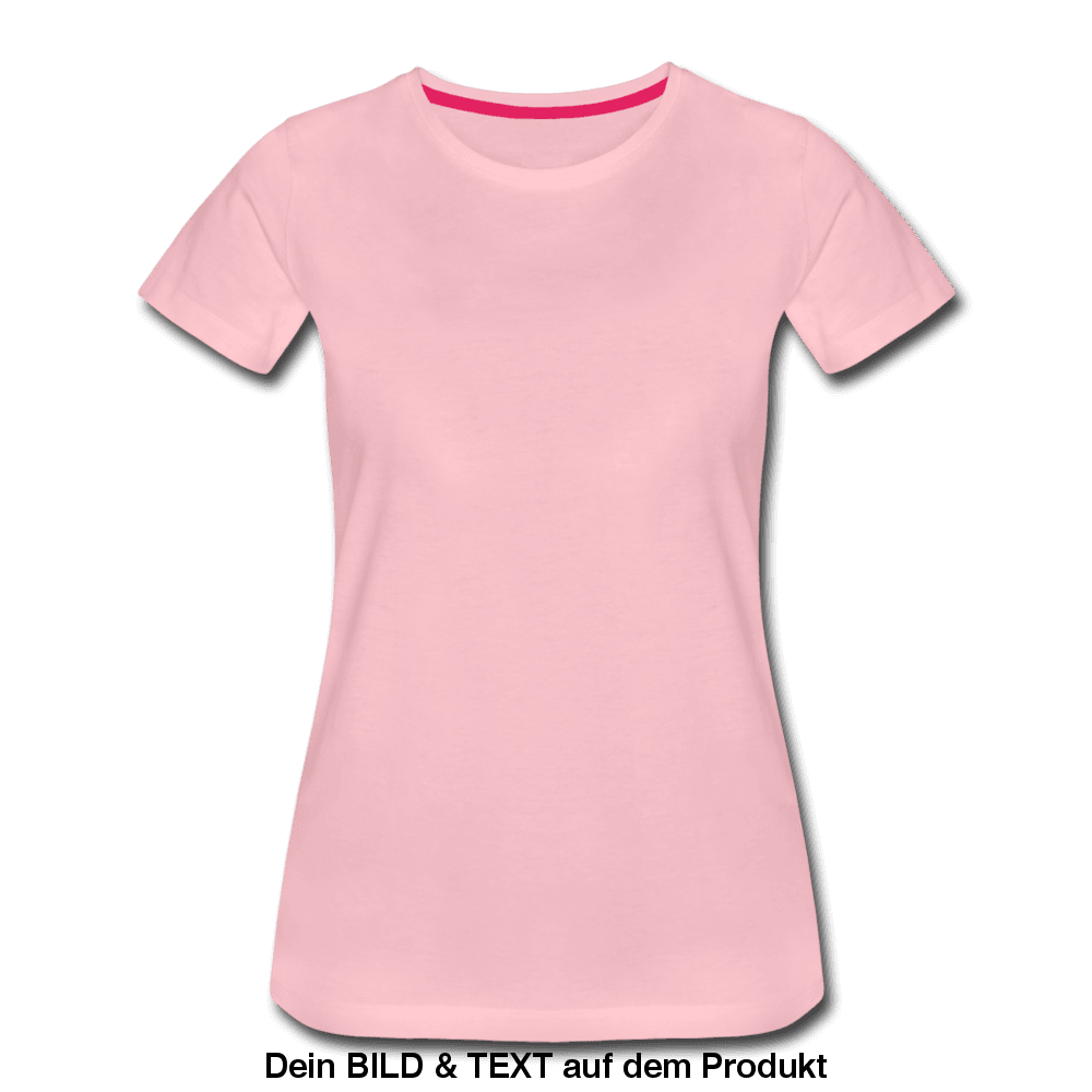 Women’s Premium✨ T-Shirt - leicht tailliert - Hellrosa