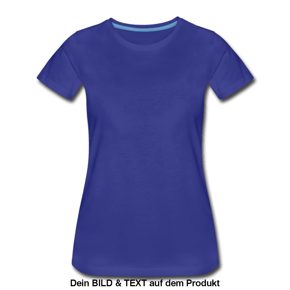 Women’s Premium✨ T-Shirt - leicht tailliert - Königsblau
