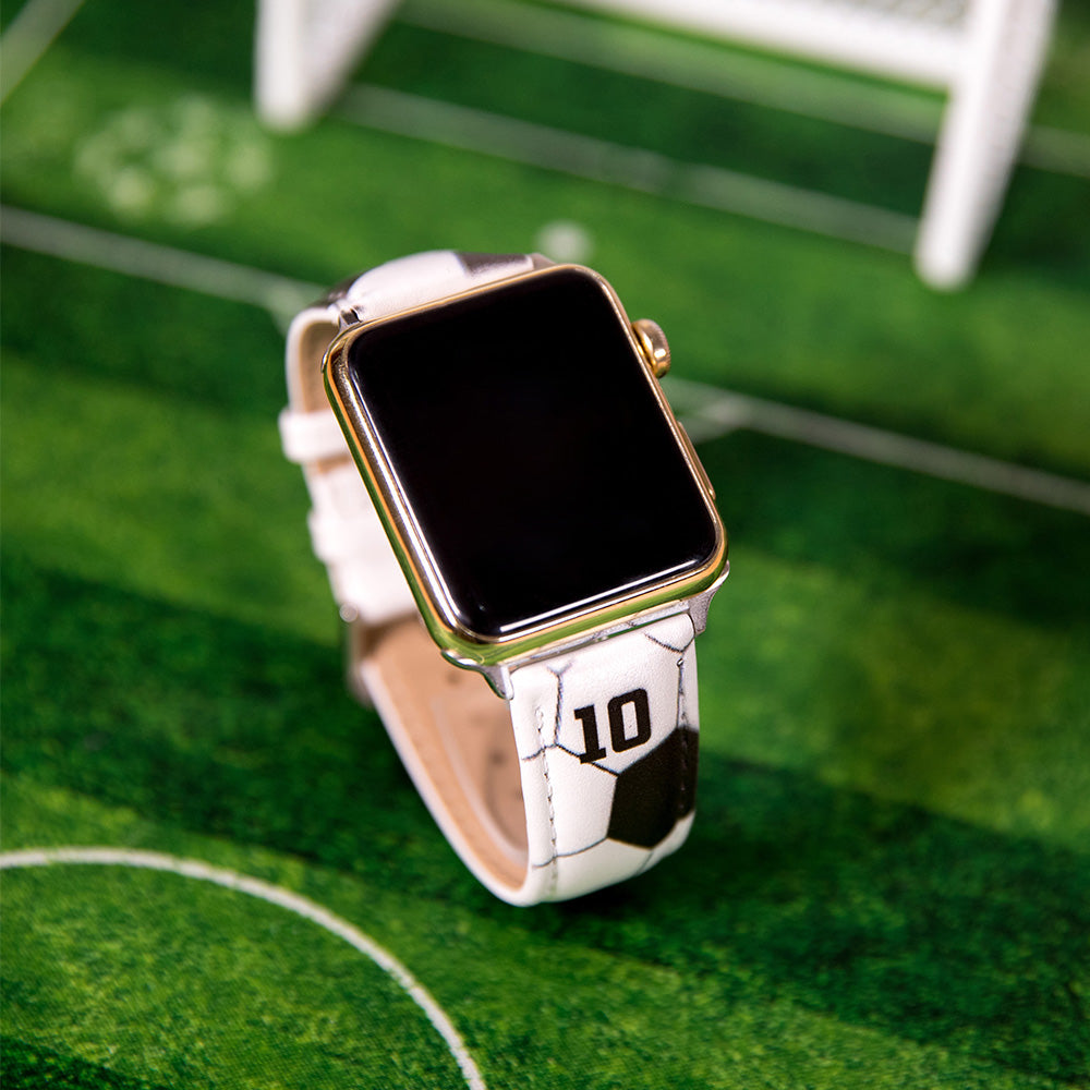 Personalisiertes Sport-Lederarmband für Apple Watch