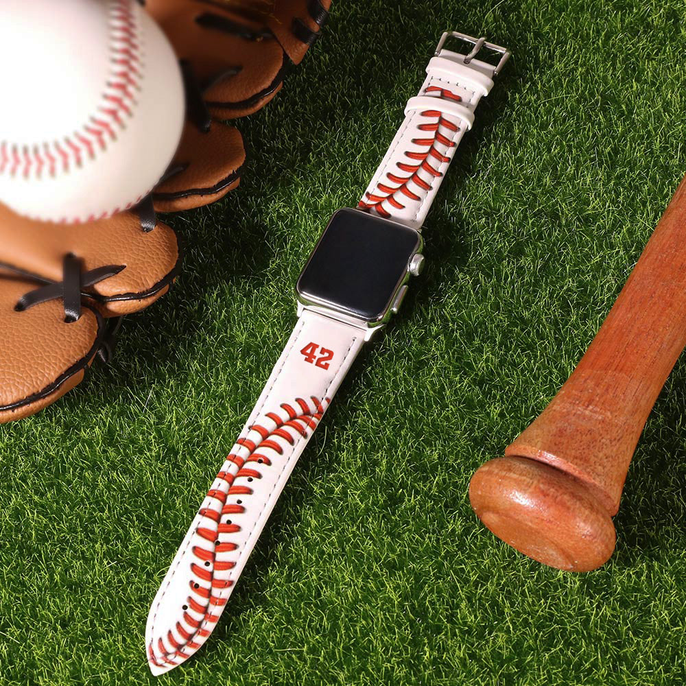 Personalisiertes Sport-Lederarmband für Apple Watch