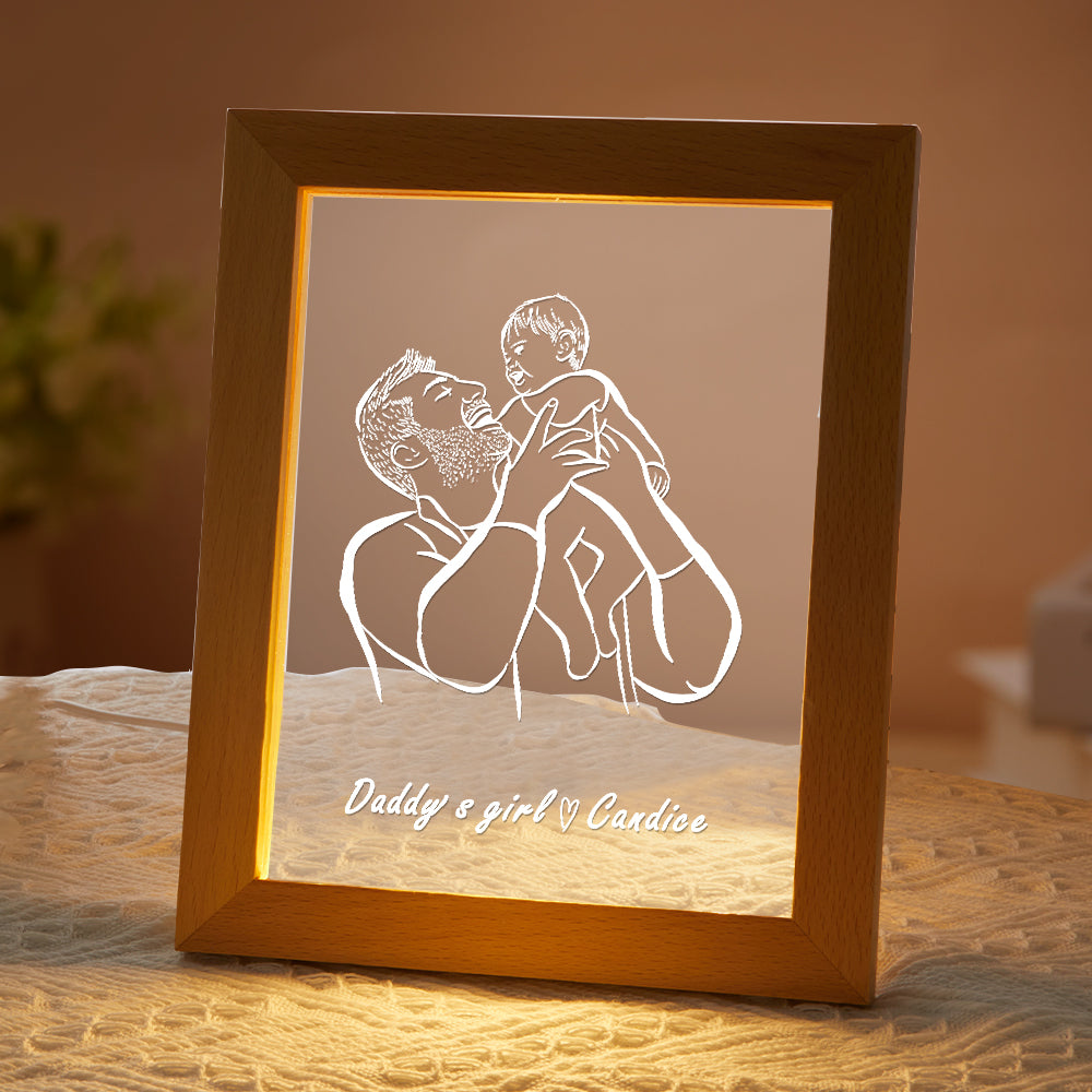 Foto Frame personalisiert beleuchtet