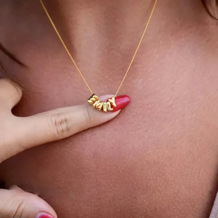 Halskette mit 3D Namen