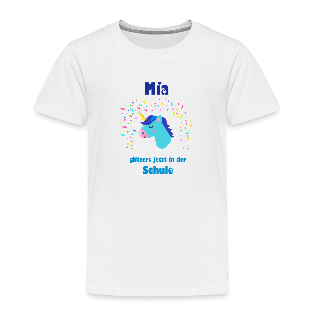 Mia - Einschulung - Kinder Premium T-Shirt - Weiß
