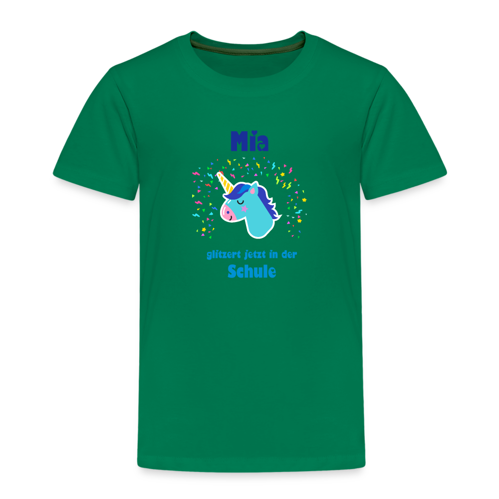 Mia - Einschulung - Kinder Premium T-Shirt - Kelly Green