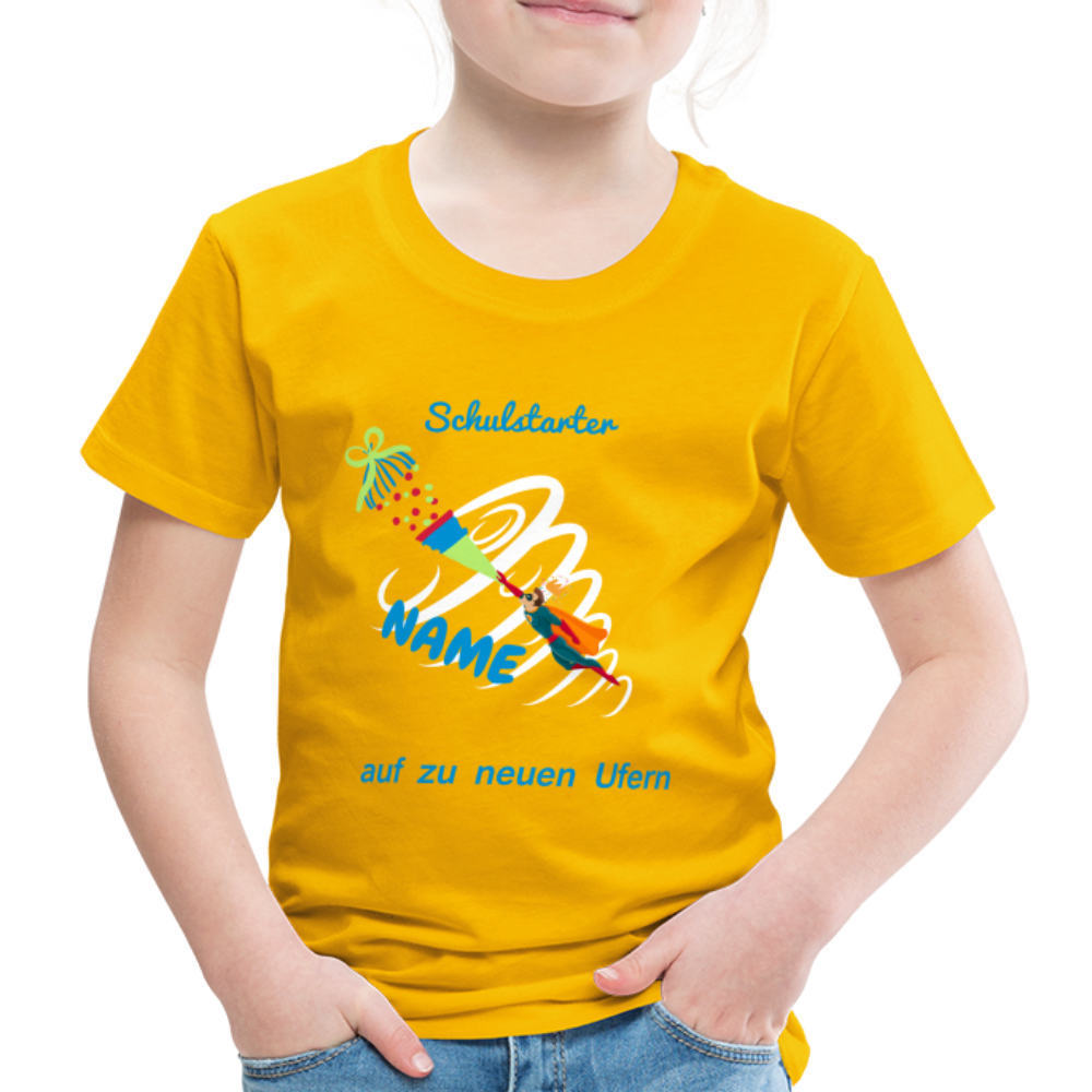 Einschulung Schulanfang T-Shirt - Sonnengelb