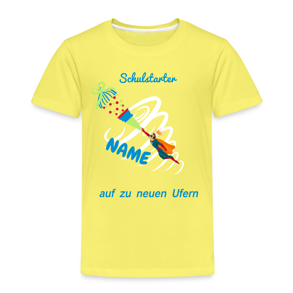 Einschulung Schulanfang T-Shirt - Gelb