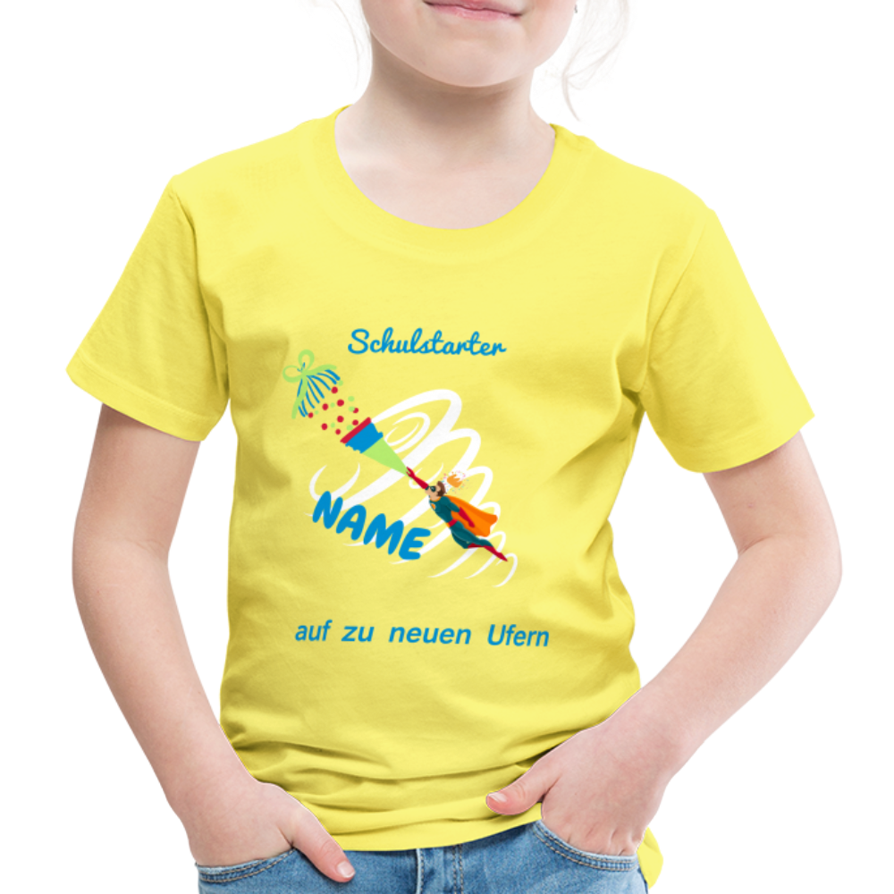 Einschulung Schulanfang T-Shirt - Gelb