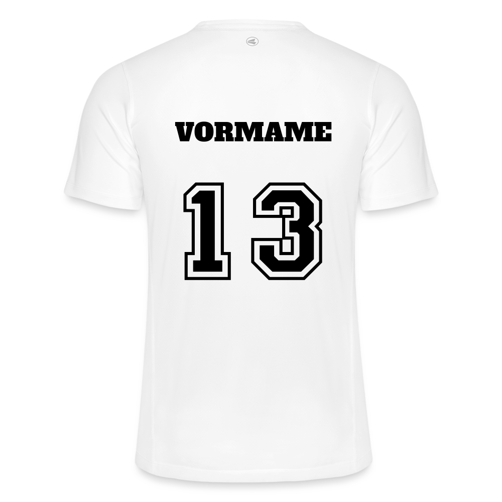 Personalisierbares Herren Sport T-Shirt Run 2.0 - Weiß