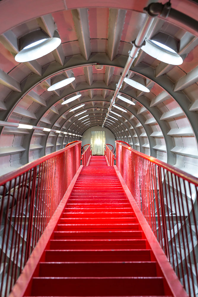 Fototapete Futuristische Treppe