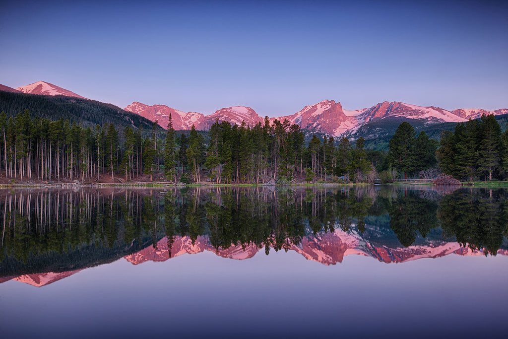 Fototapete Sprague Lake-Rocky Mountains