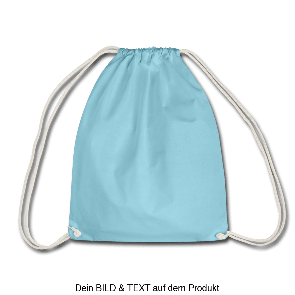 Drawstring Bag - aqua